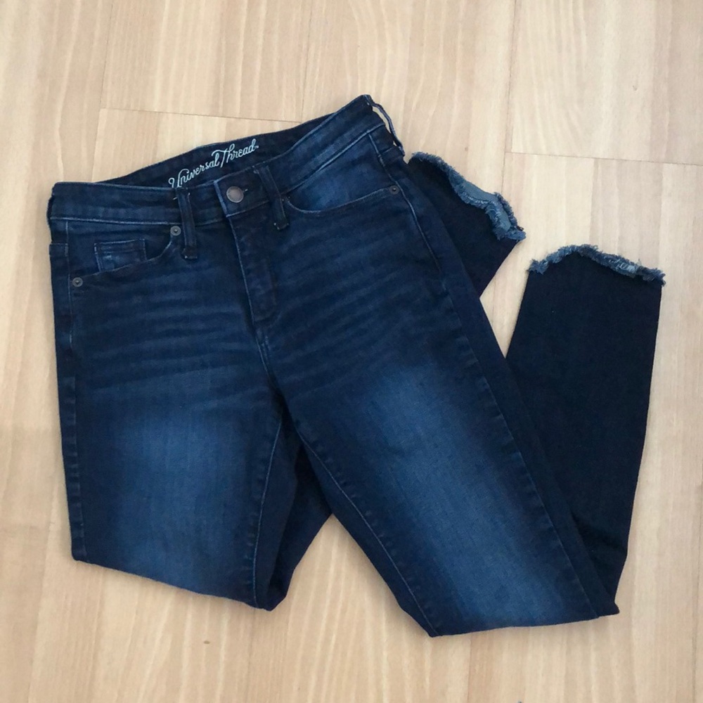 Dark Blue High Rise Jeans